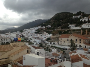 The white houses of Frigiliana, it was indeed dark and stormy